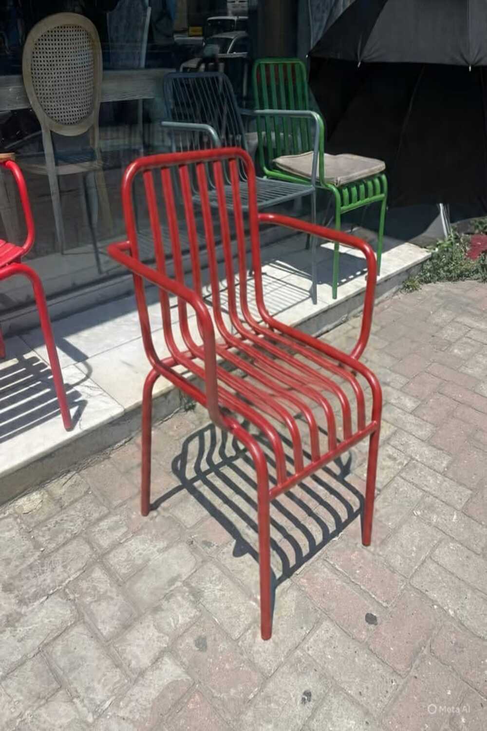 Tekli Demir Sandalye